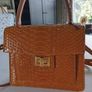 RARE Authentic Silvano Biagini Genuine Python Leather Handbag - New With Tags Image 6
