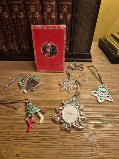 Newbridge Silverware Christmas Ornament Bundle (5) | Holiday Decorations