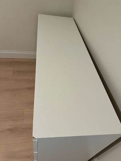 malm white drawer