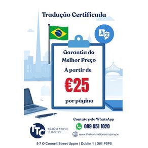 Certified Portuguese Translation Services in Ireland