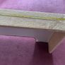 Pelmet with gold and burgundy trim Image 4