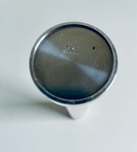 Vintage Silver Plated Bud Vase Mid Century Modern Pedestal Vase 17cm