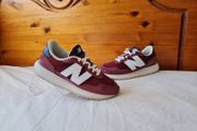 new balance 237 washed Burgundy Size 6 eu 39 suade in like new condition