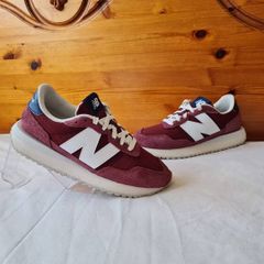 new balance 237 washed Burgundy Size 6 eu 39 suade in like new condition