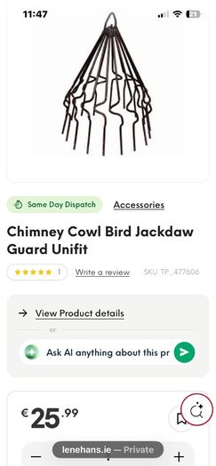 Bird guard
