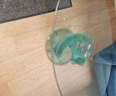 glass coffee table