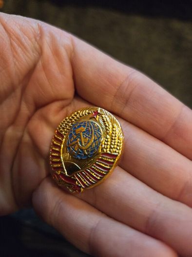 Vintage Soviet USSR Russian Military Hat Pin