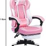 Gaming Chair, Ergonomic Computer Chairs with Footrest, Comfy Office Chair with Headrest, Massage Gaming Chair for Adult, Height Adjustable Pc Chair, 360 Swivel Image 3