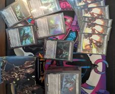 Magic the Gathering Warhammer commander decks: Necrons, Chaos, Tyrannids