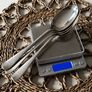 Four Antique Elkington & Co Sterling Silver Large Serving Spoons  321g Image 9