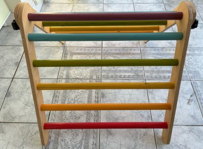 Sawdust and Rainbows Pickler Triangle (climbing frame)