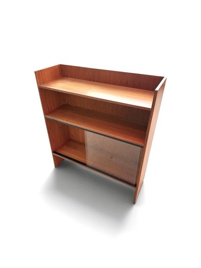 vintage midcentury teak bookcase