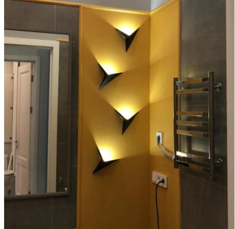 Modern minimalist triangle shape LED Wall Lamps Nordic style Indoor Wall Lamps