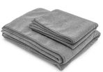 Yoga Mat Towel and Yoga Hand Towel (Grey)