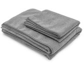 Yoga Mat Towel and Yoga Hand Towel (Grey)