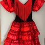 Spanish flamenco fancy dress Age 1-2 EUC Image 2