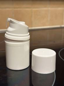 33x container 40ml with pump, empty cream cosmetic bottle, dispenser