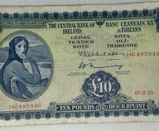 Irish Bank Note - Lady Lavery - 2 Available