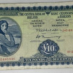 Irish Bank Note - Lady Lavery - 2 Available
