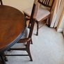 mahogany table and chairs Image 3