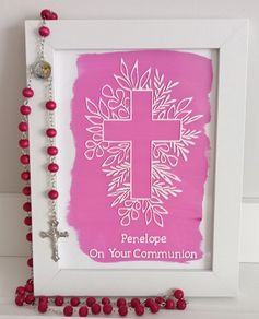 Handmade Communion/Confirmation Frames
