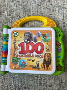 leapfrog electronic 100 animals book English & French