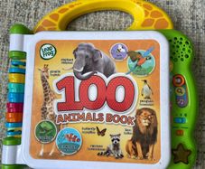 leapfrog electronic 100 animals book English & French