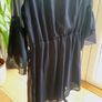 Lovely Girls Navy Chiffon H&M Dress Age 11 Yrs Image 3
