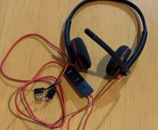 Plantronics C3220 Wired Stereo Headset USB-C USB2