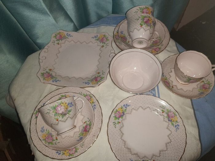 Vintage Tuscan China Tea Set