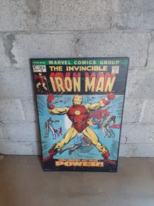 Memorabilia - Iron Man Poster on canvas