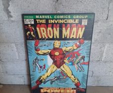 Memorabilia - Iron Man Poster on canvas