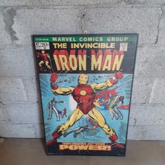 Memorabilia - Iron Man Poster on canvas