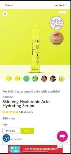 New SKINGREDIENTS  of 02 Skin Veg and 03 Skin Protein Refills