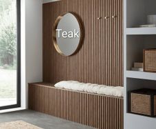 Teak color of Wall Panels