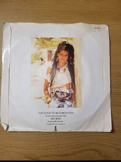 Amazulu Too Good To Be Forgotten 7 inch Single 1986