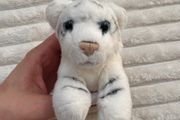 Ark Toys Premier Collection White Tiger Soft Plush approx. 14cm. Used Please see photos