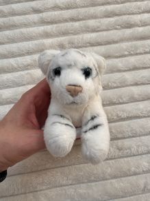 Ark Toys Premier Collection White Tiger Soft Plush approx. 14cm. Used Please see photos