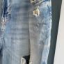 BERSHKA Boyfriend Ripped Jeans Sz 40 (Fit 14-16UK) Image 7