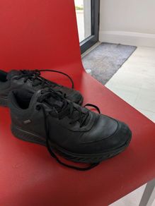 ecco gore tex shoes size 5-5.5 black