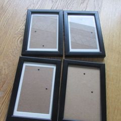 Black Photo Frames x 4for sale