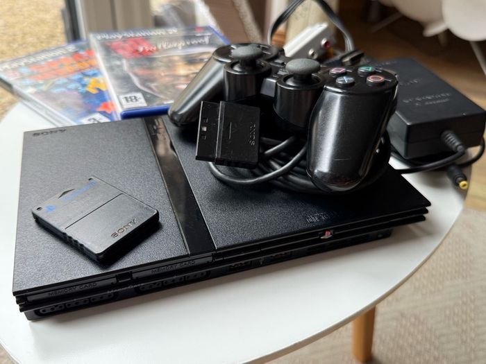 PS2 Slim Console Bundle Complete