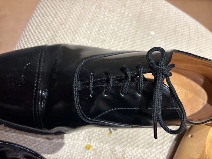 Sanders Andy Calf Skin Leather Oxford Laced Shoes - Size 10
