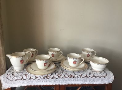 Very rare part tea set from Arklow Pottery