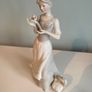 Porcelain 10 inch  figurine of a lady Image 3