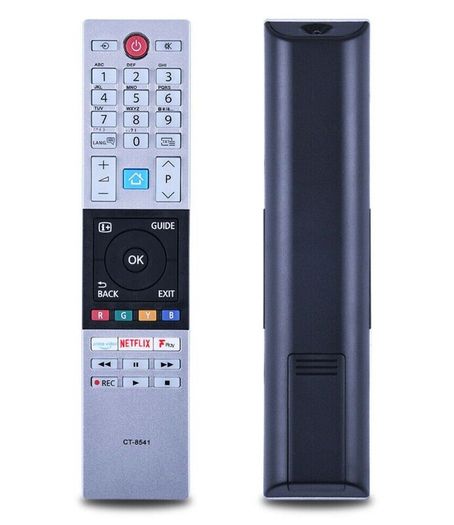 Ct-8541 For Toshiba Tv Remote Control Replacement Netflix + Prime Buttons Smart