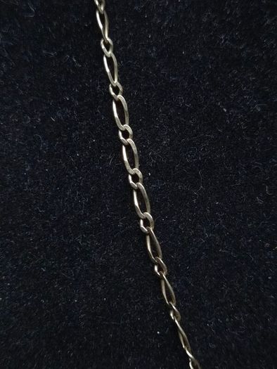 Vintage Hallmarked 9ct Solid Gold Fancy Link Chain Necklace 48cm