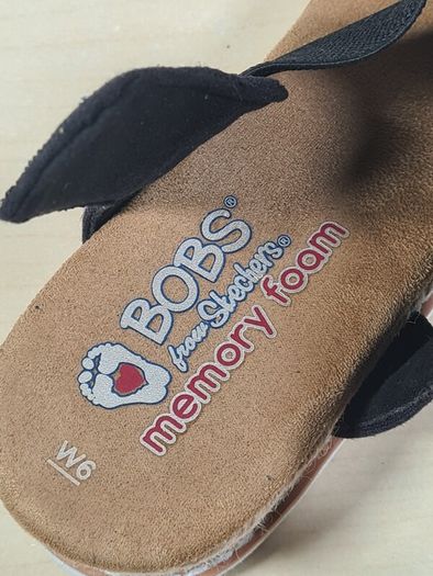 womens SKECHERS BOB's Desert kiss twinkle wedge sandals Size UK 3 EU 36