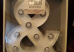 Led Light The Letter & .. Price Drop