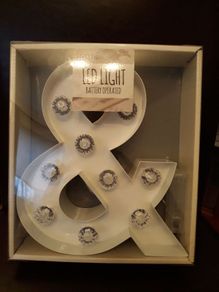Led Light The Letter & .. Price Drop